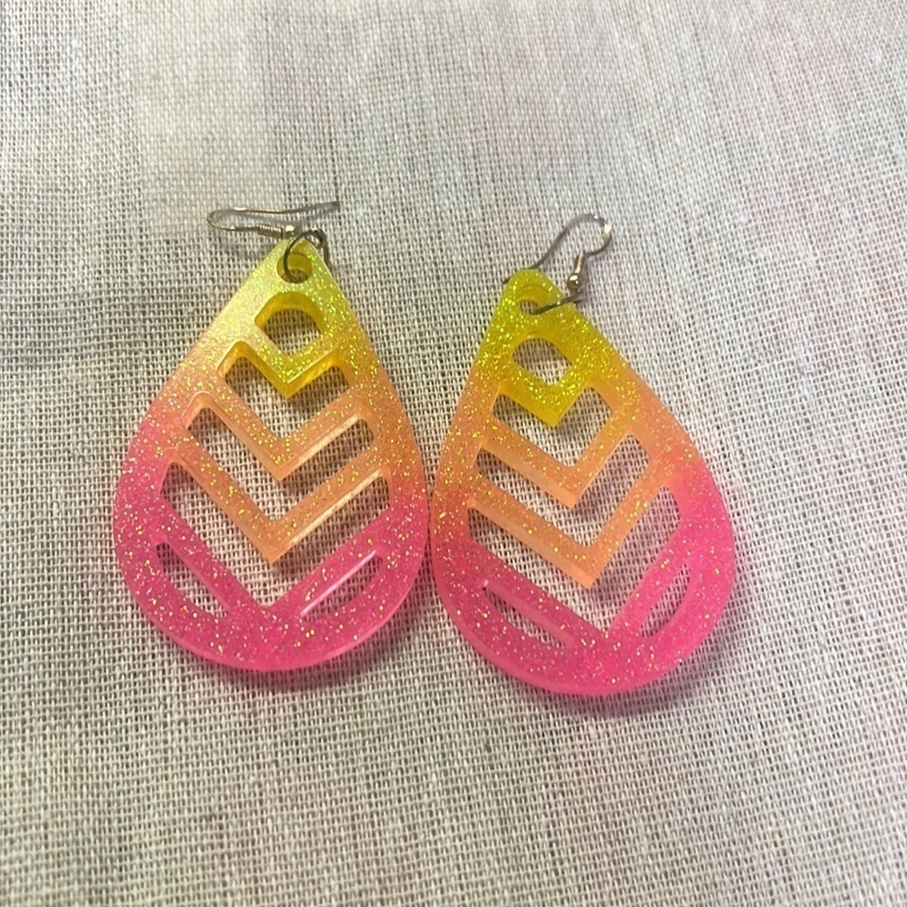 Acrylic earrings